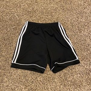 Black adidas shorts
